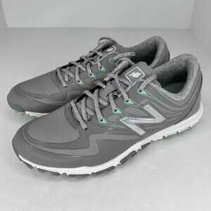 New Balance Womens NBGW1005 Gray Minimus Spikeless Lace Up Size 11 B Golf Shoes